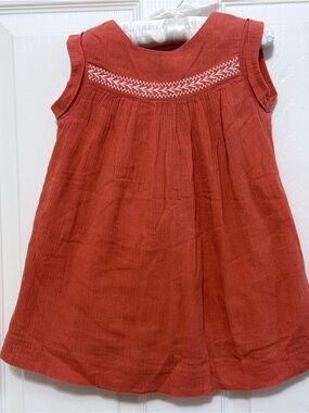 GOCCO Embroidered Cotton Gauze Dress Size 2–3Y